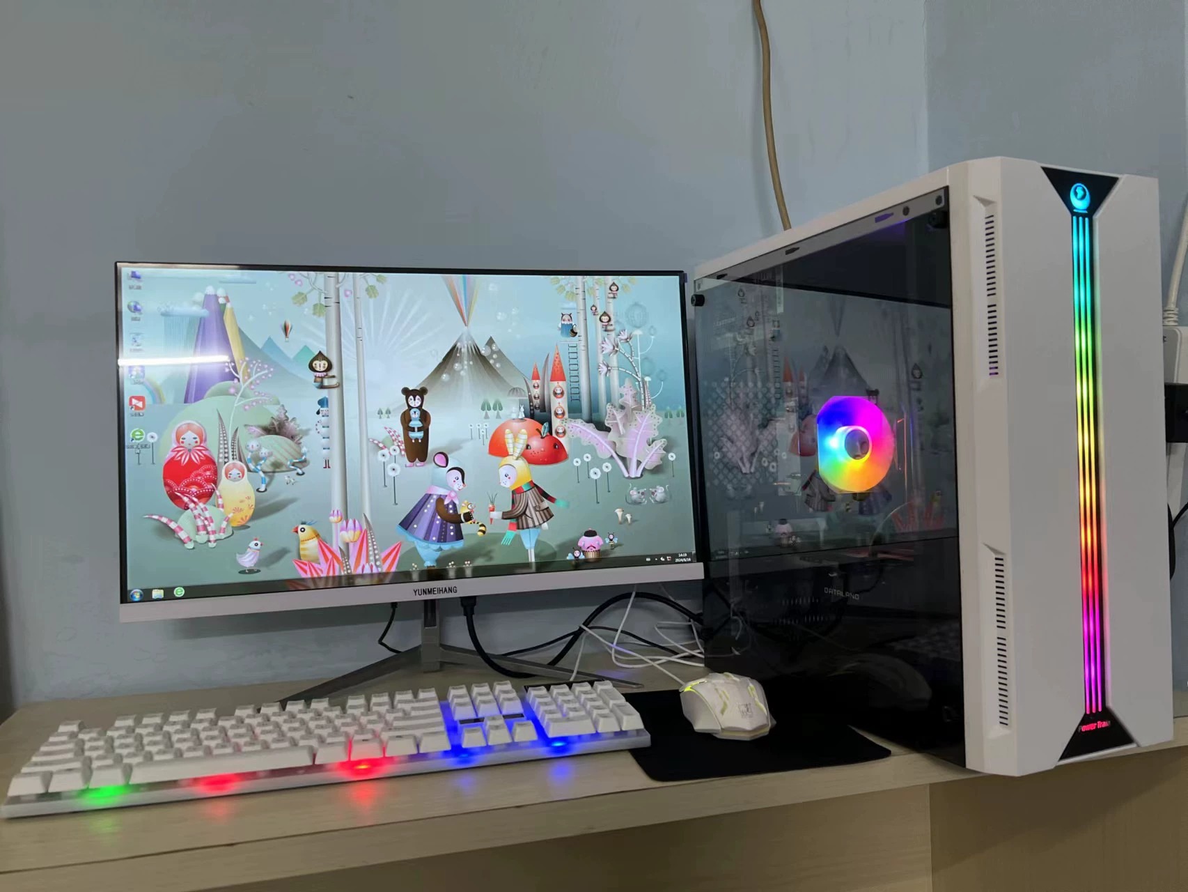 用了半年 120万分16g台式电脑主机 台式电脑全套 直播电脑主机 电商台式机 吃鸡游戏全套 剪辑渲染直播电脑 不接受议价了！不接受议价了！不接受议价了！